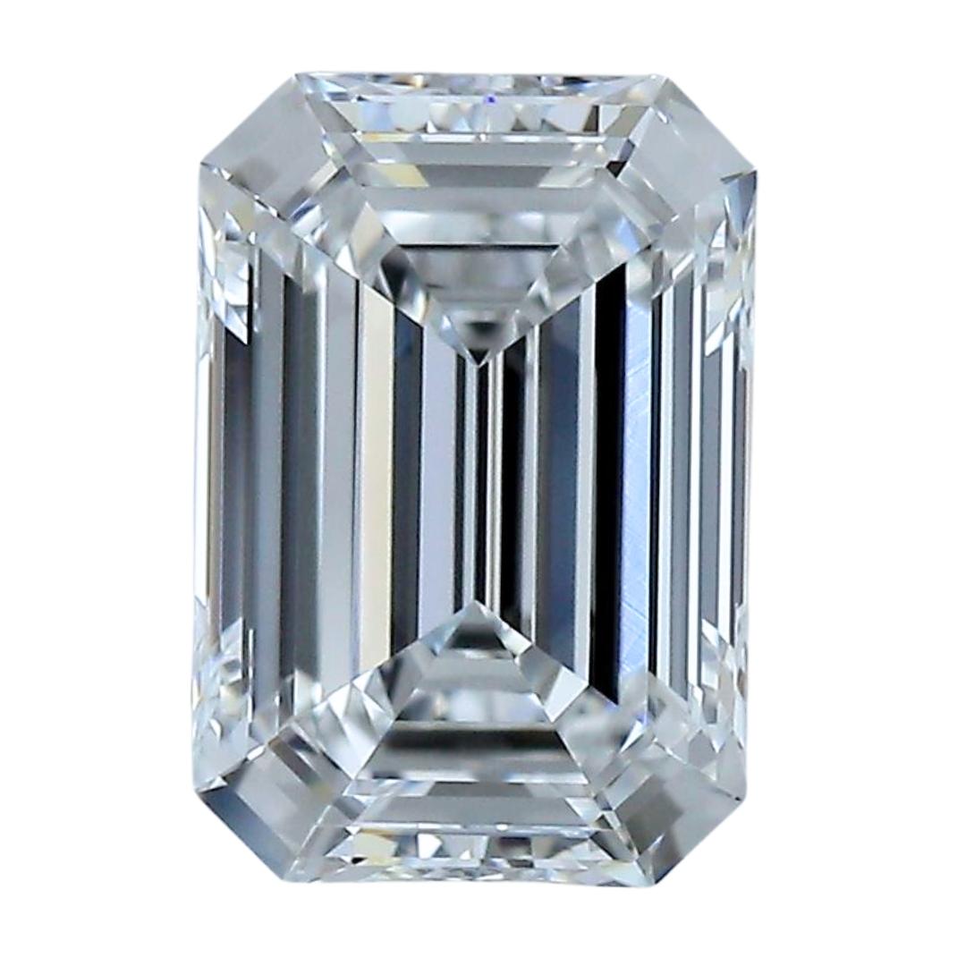 Radiant 1.31ct Ideal Cut Emerald-Cut Diamond - GIA Certified For Sale 1