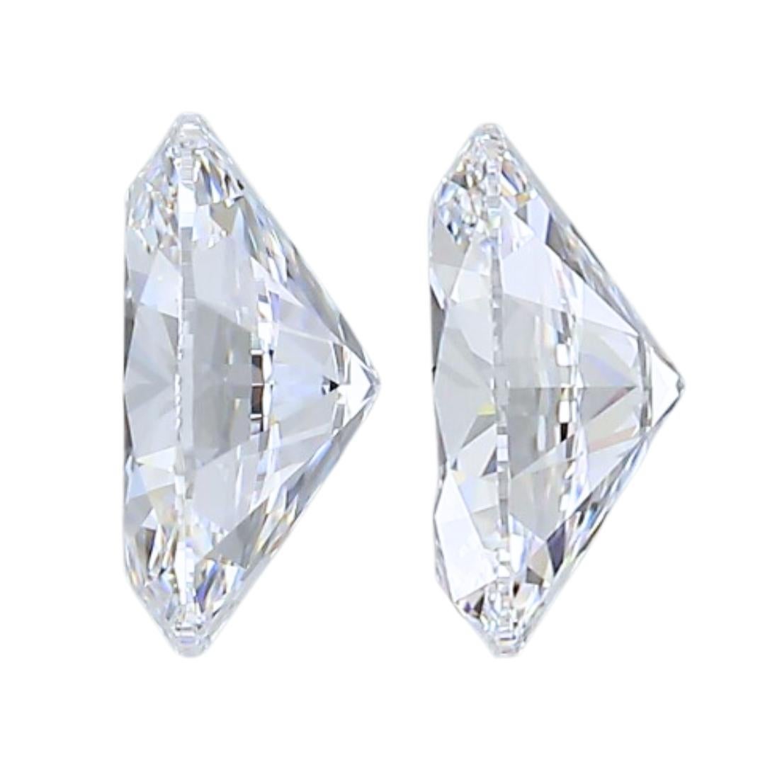 Women's Radiant 1.40ct Double Excellent Ideal Cut Oval Diamond - GIA Certified For Sale