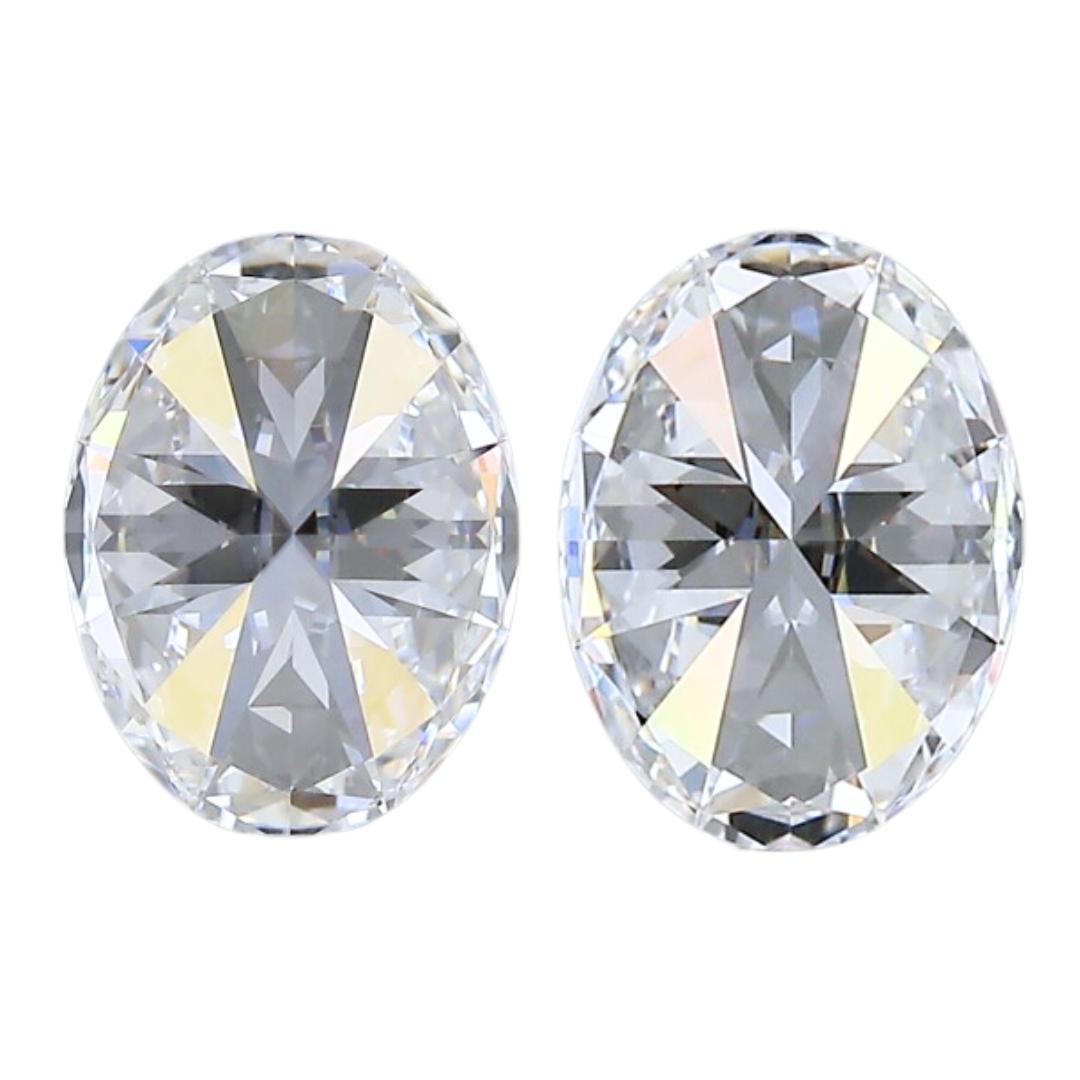 Radiant 1.40ct Double Excellent Ideal Cut Oval Diamond - GIA Certified For Sale 1