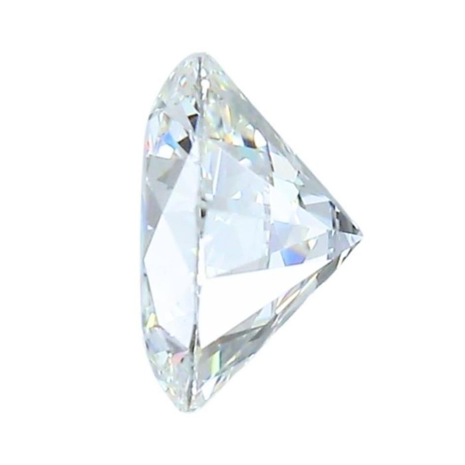 Radioso diamante rotondo naturale da 1,51 carati - certificato IGI In condizioni Nuovo in vendita a רמת גן, IL