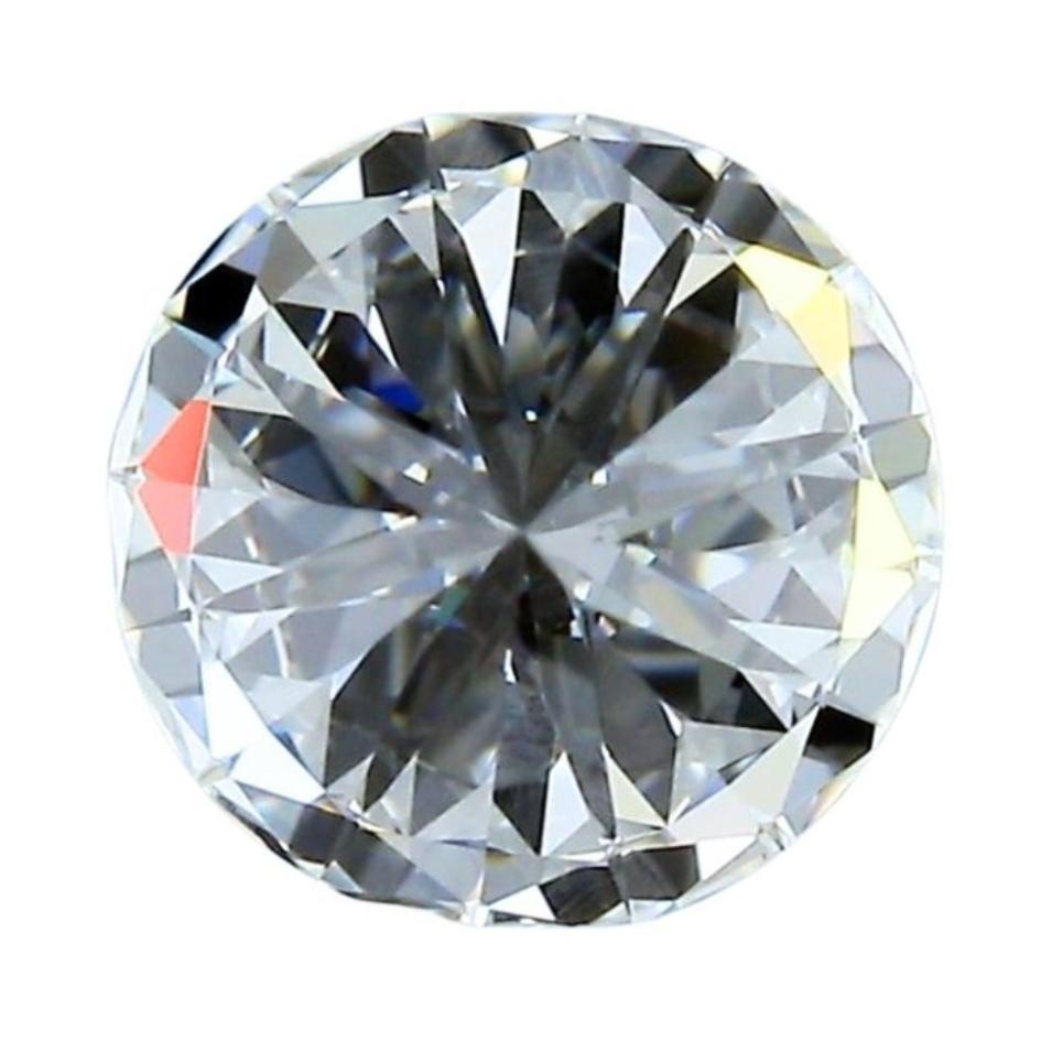 Radioso diamante rotondo naturale da 1,51 carati - certificato IGI in vendita 1