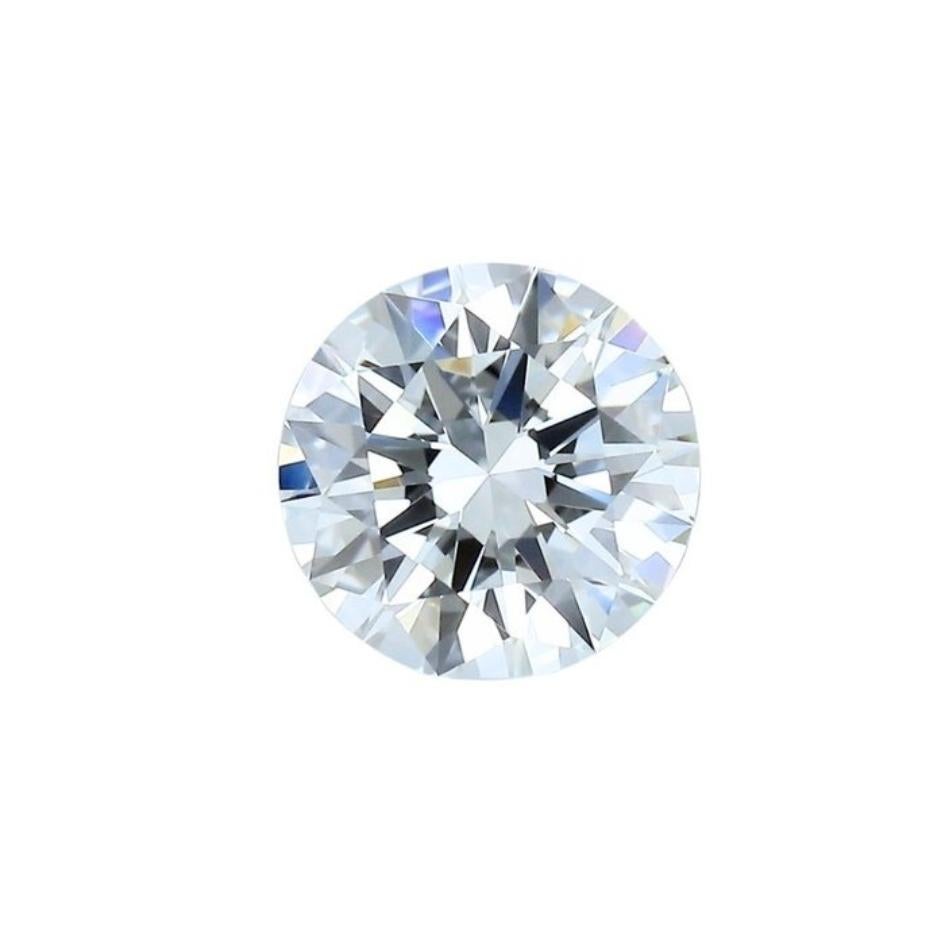 Radioso diamante rotondo naturale da 1,51 carati - certificato IGI in vendita 4