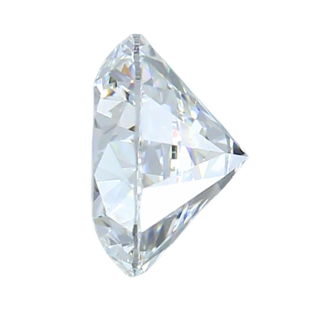 Radioso diamante a forma rotonda con taglio ideale triplo eccellente da 1.64 carati - Certificato GIA In condizioni Nuovo in vendita a רמת גן, IL