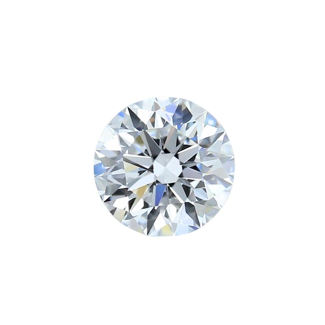 Radioso diamante a forma rotonda con taglio ideale triplo eccellente da 1.64 carati - Certificato GIA in vendita 2