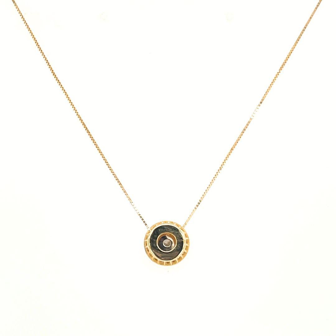 Contemporary Radiant 18 Karat Gold Pave Halo Diamond Pendant Choker Necklace For Sale
