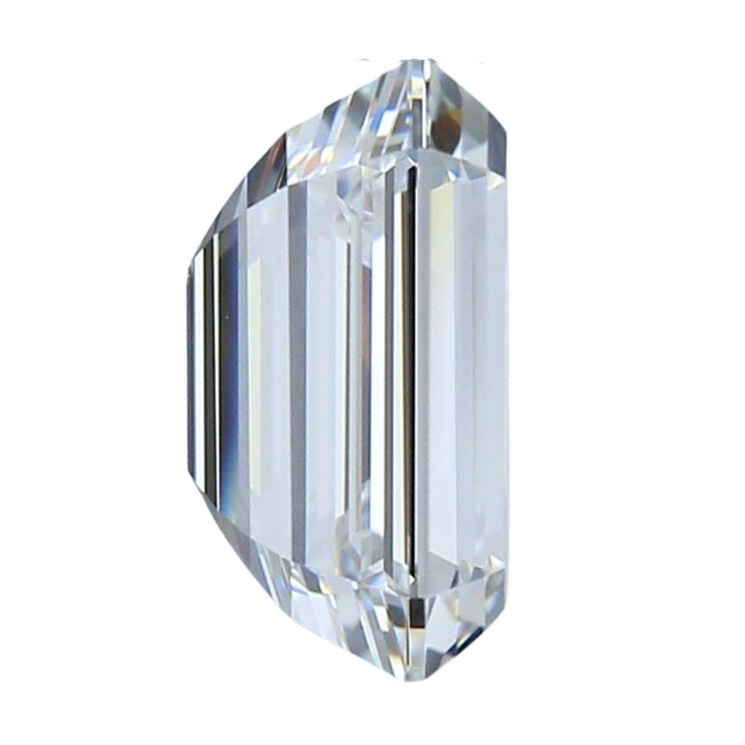 Radiant 2.01ct Ideal Cut Emerald Cut Diamond - GIA Certified In New Condition In רמת גן, IL