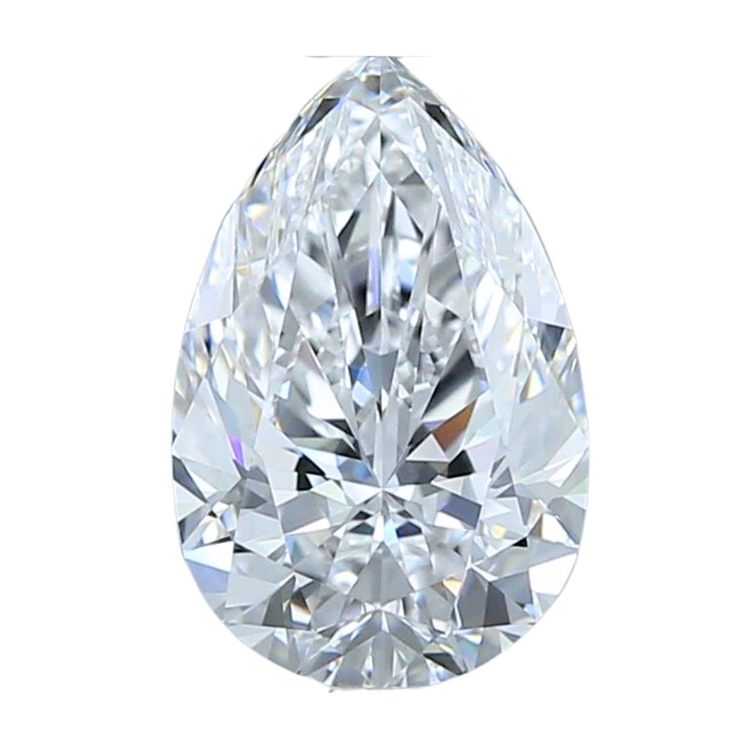 Radiant 2.01ct Ideal Cut Pear-Shaped Diamond - GIA Certified For Sale 2