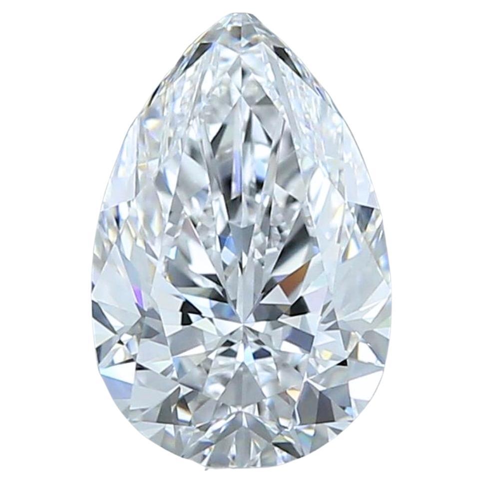 Radiant 2.01ct Ideal Cut Pear-Shaped Diamond - GIA Certified For Sale