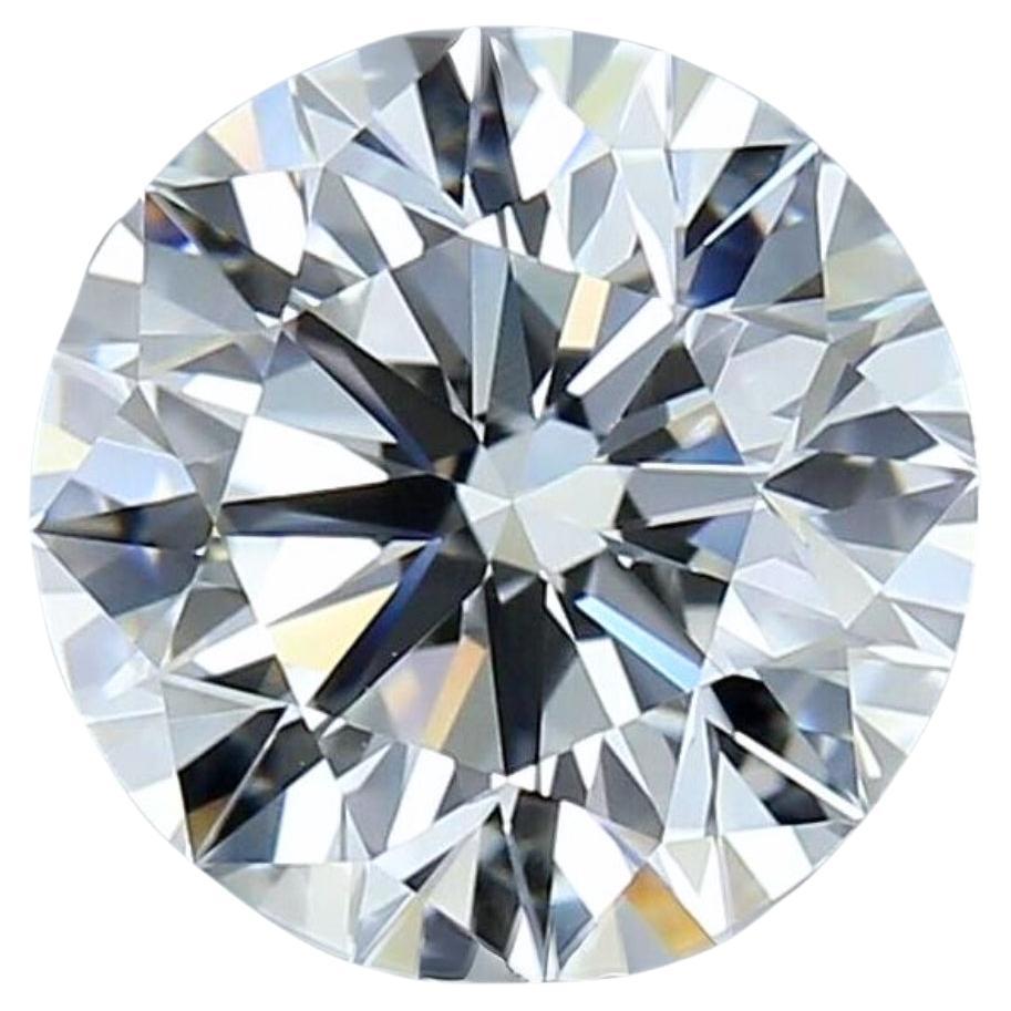 Radiant 2.02 ct Ideal Cut Round Diamond - GIA Certified For Sale