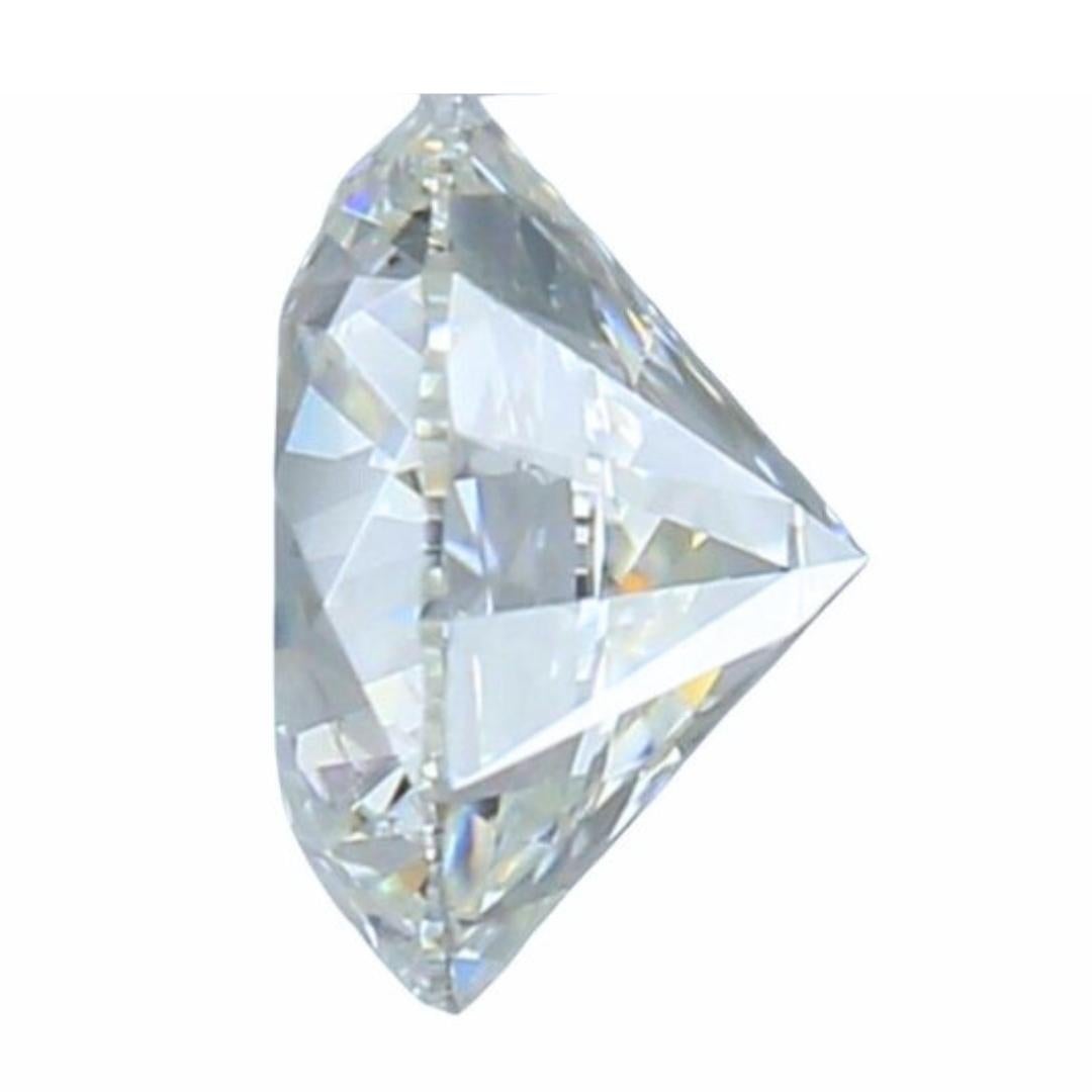Round Cut Radiant 2.24ct Triple Excellent Ideal Cut Round-Shaped Diamond - GIA Certified For Sale