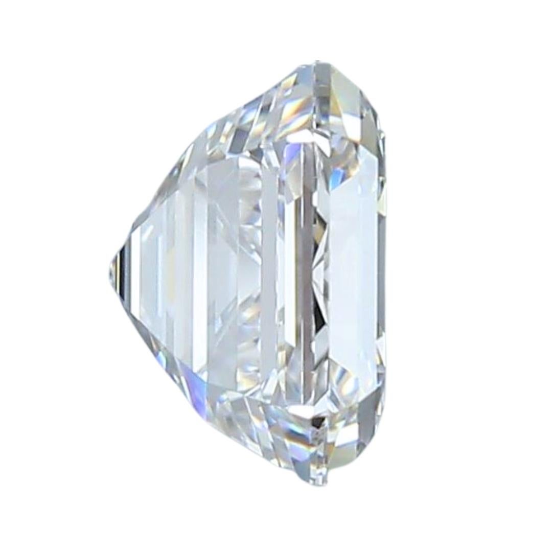 Square Cut Radiant 3.01 ct Ideal Cut Square Diamond - GIA Certified  For Sale
