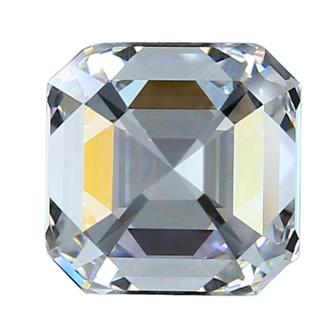 Women's Radiant 3.01 ct Ideal Cut Square Diamond - GIA Certified  For Sale