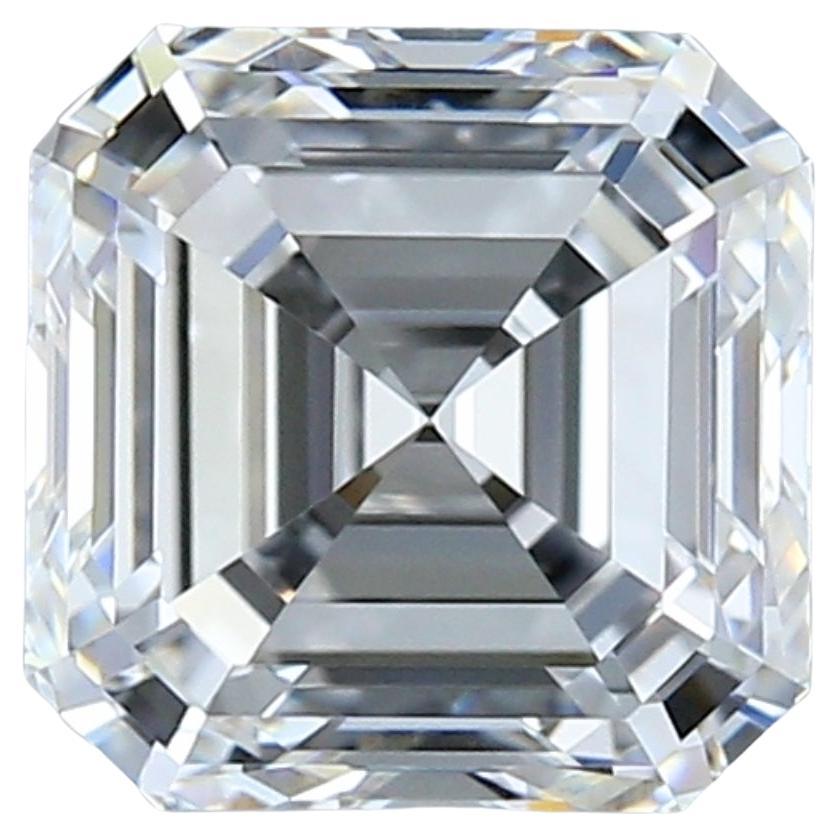 Diamant carré radiant de 3,01 carats de taille idéale, certifié GIA 
