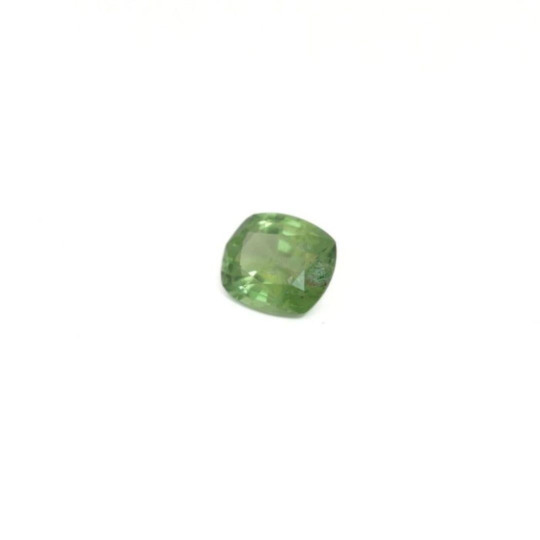 Women's Radiant 3.43ct Garnet Gemstone - GIA Certified