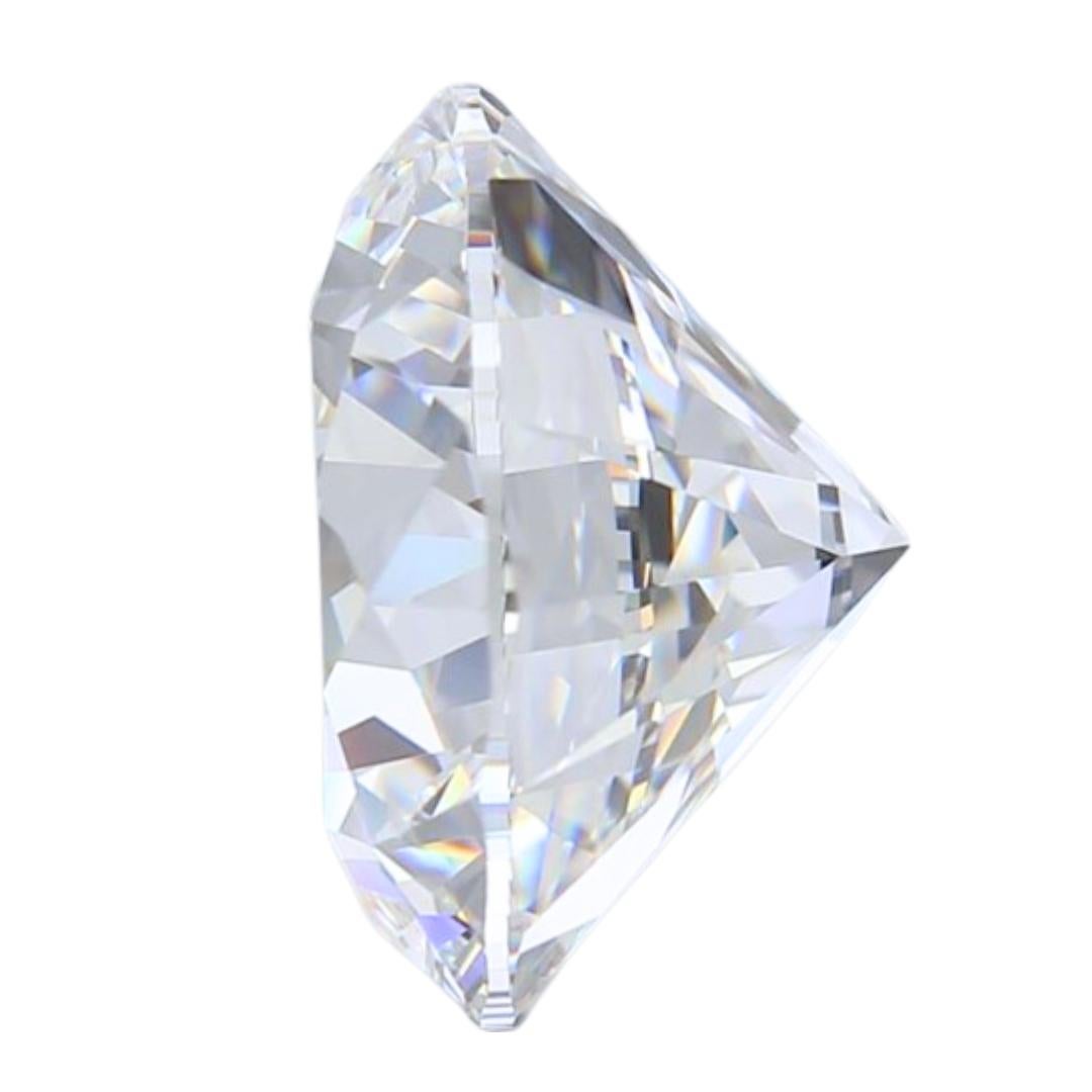 Round Cut Radiant 5.01ct Ideal Cut Round Diamond - GIA Certified For Sale