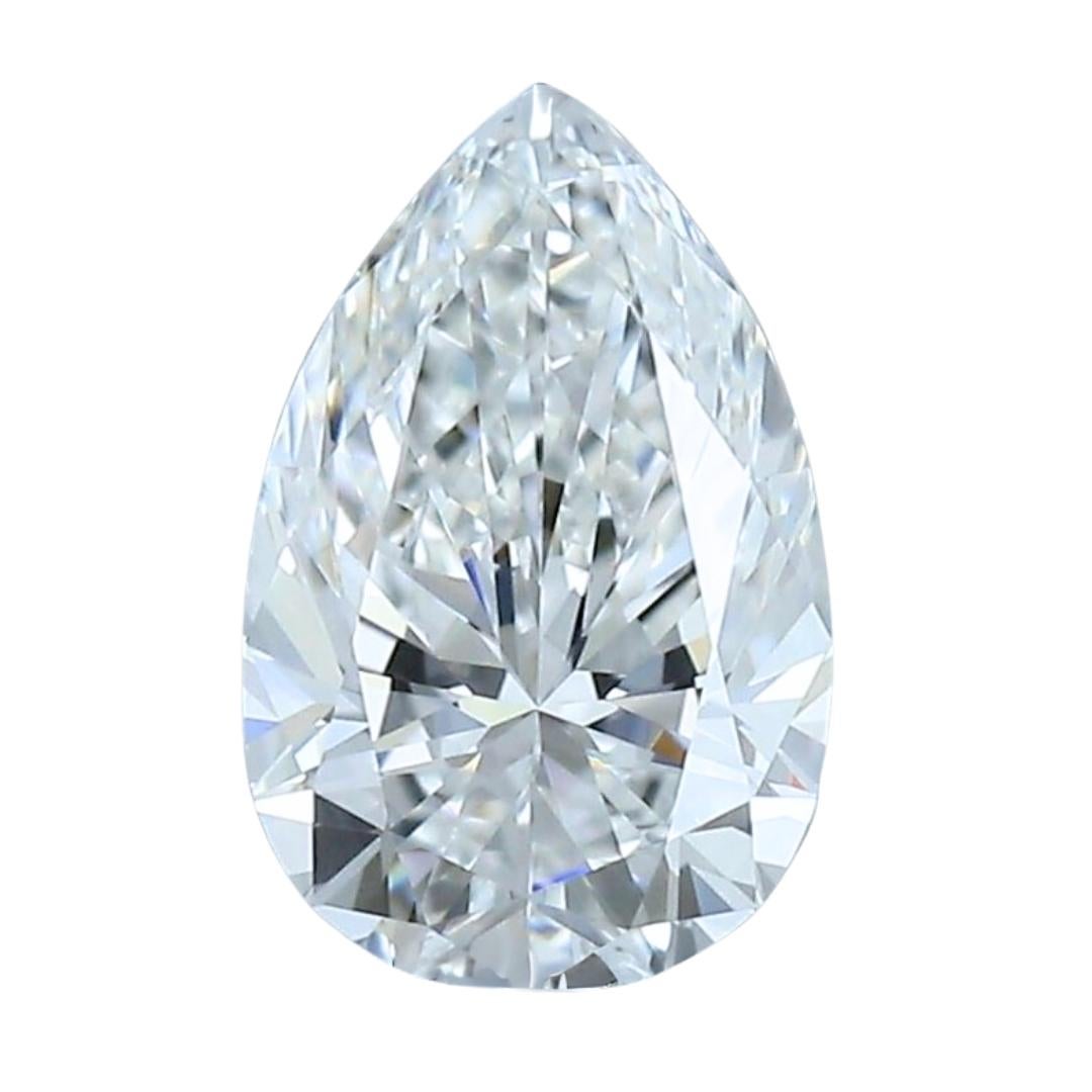 Radiant 6,13 Karat birnenförmiger natürlicher Diamant - IGI-zertifiziert im Angebot 4