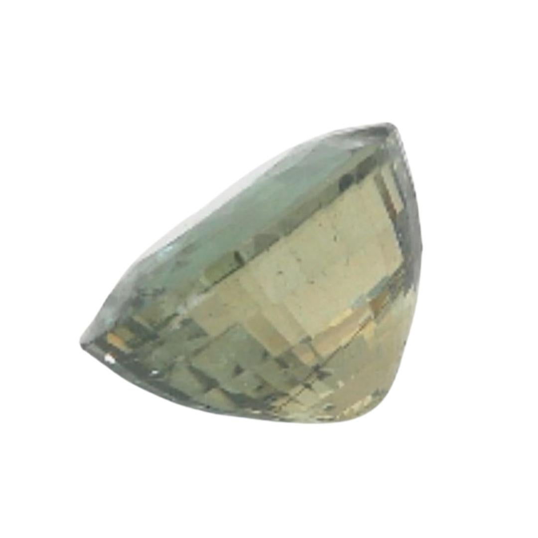 Women's Radiant 6.99ct Apatite Gemstone - GIA Certified For Sale