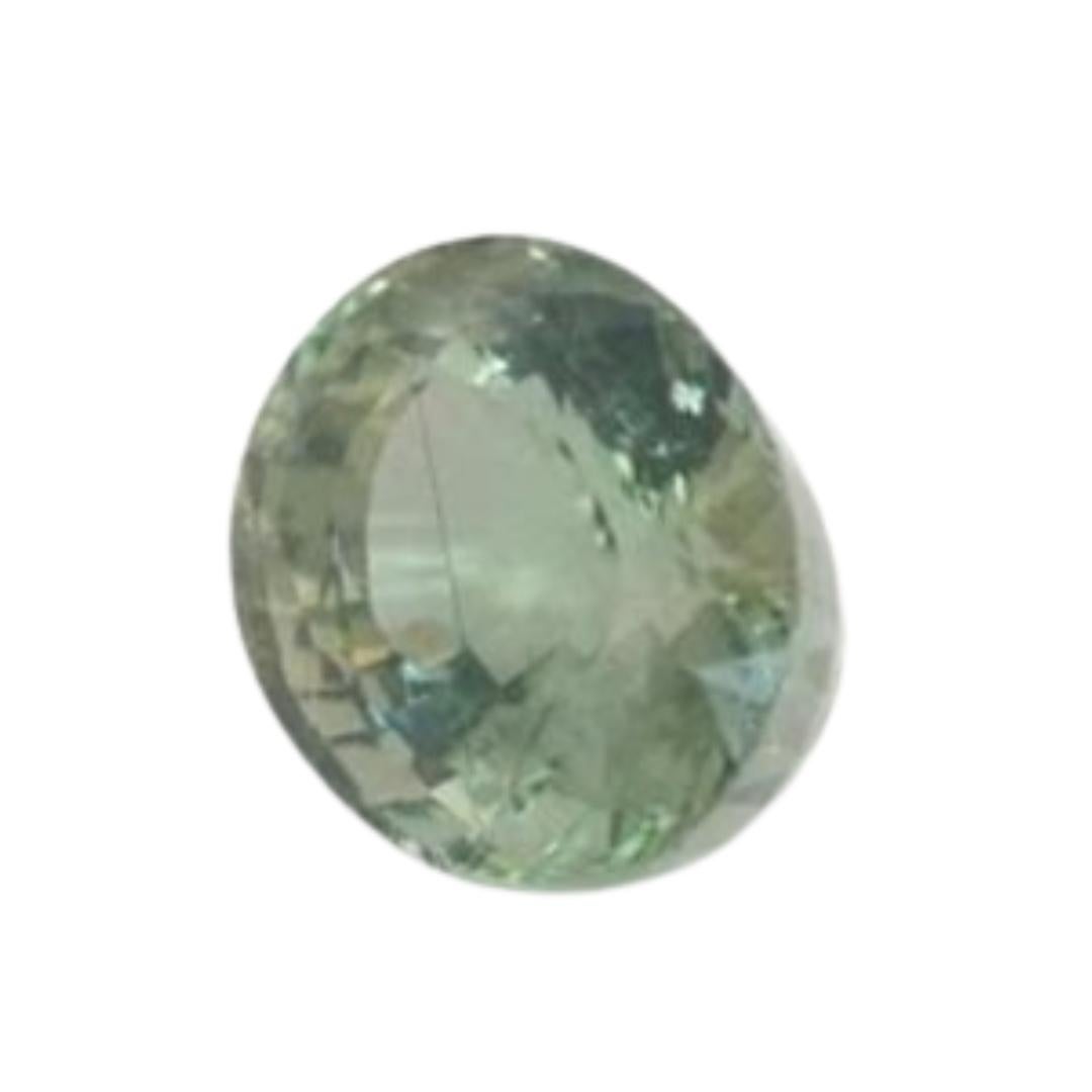 Radiant 6.99ct Apatite Gemstone - GIA Certified For Sale 3