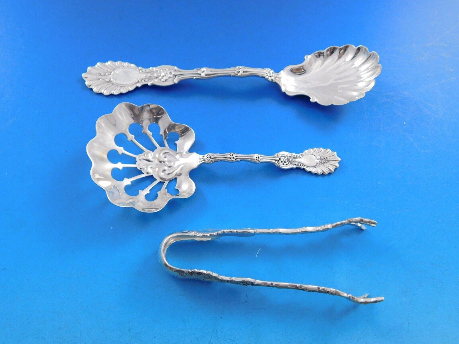 Radiant by Whiting Sterling Silver Flatware Set for 12 Service 119 pieces Dinner For Sale 6