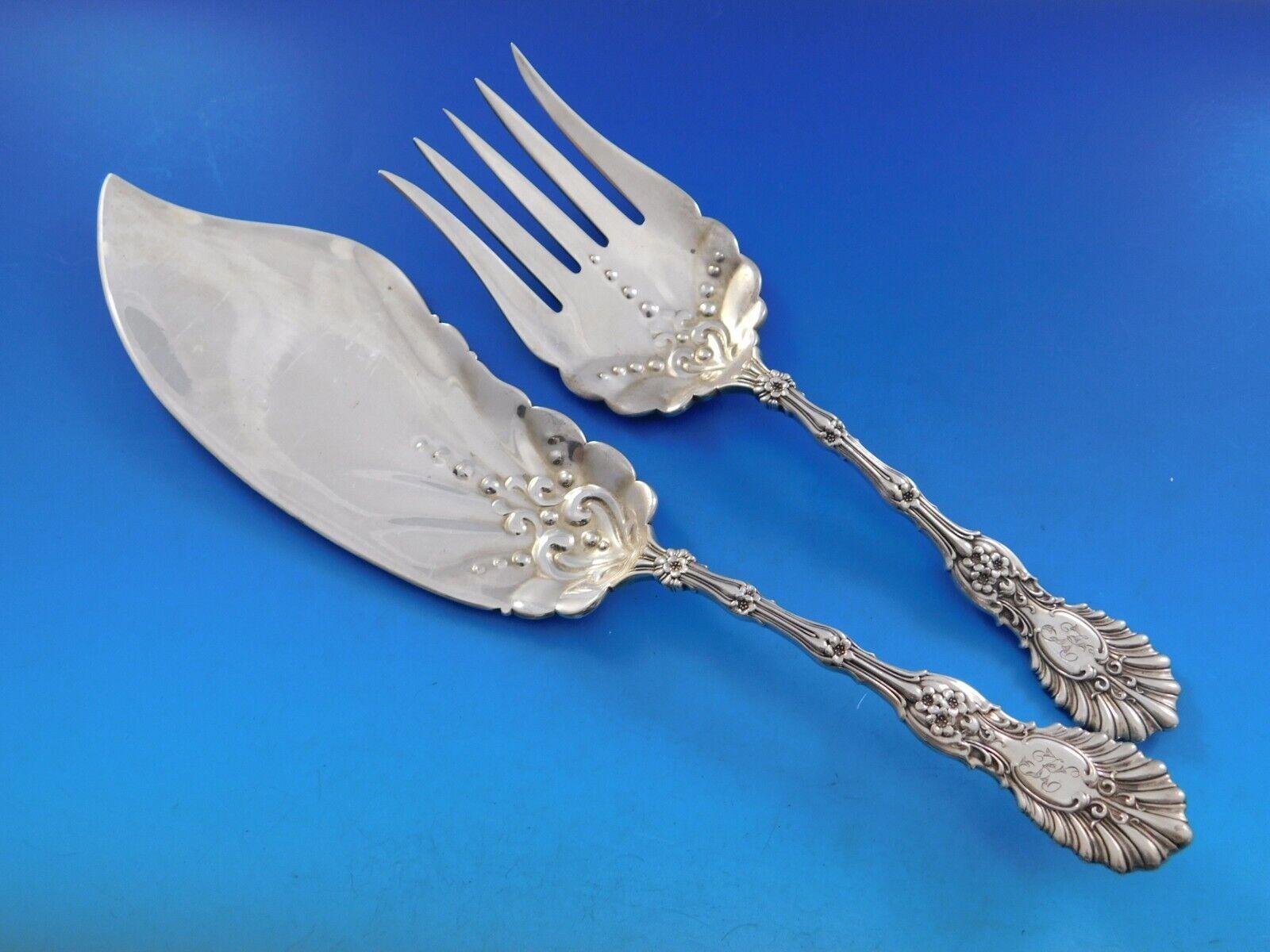 Radiant by Whiting Sterling Silver Flatware Set for 12 Service 119 pieces Dinner For Sale 7