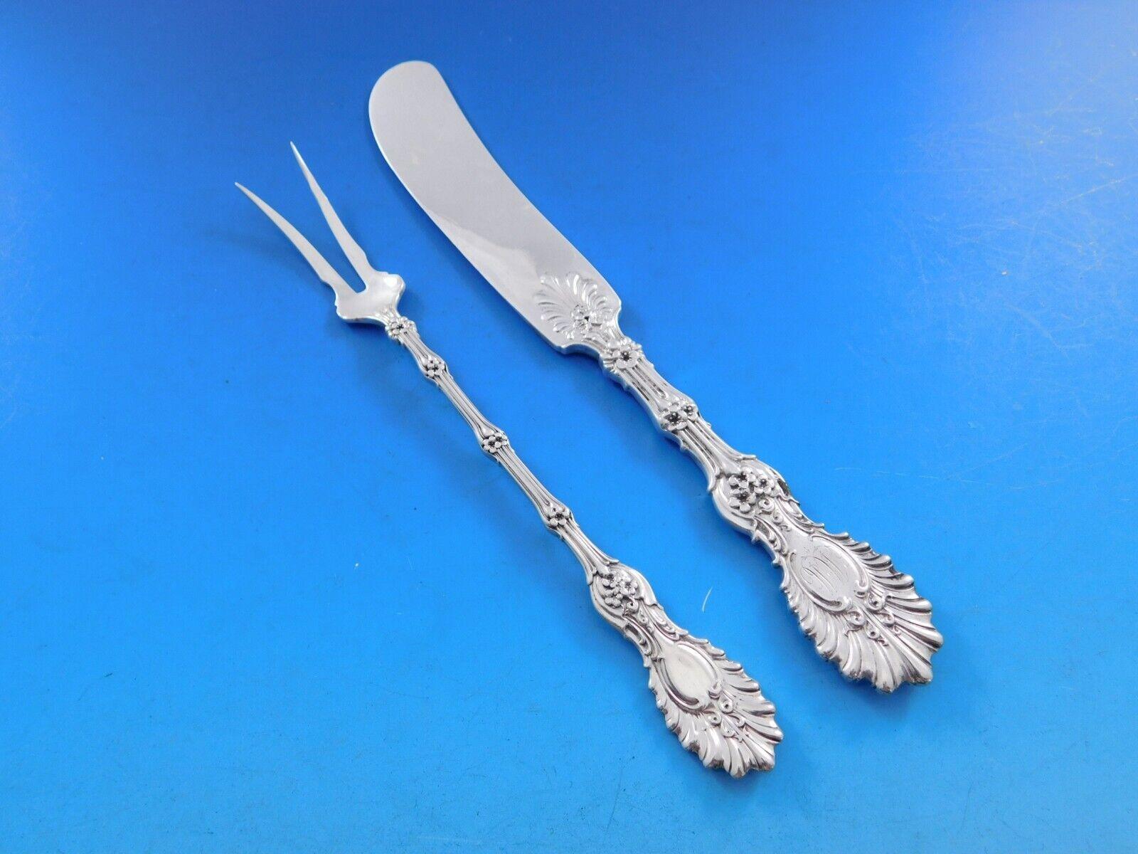 Radiant by Whiting Sterling Silver Flatware Set for 12 Service 119 pieces Dinner For Sale 5
