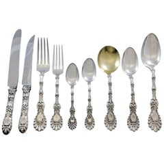 Radiant by Whiting Sterling Silver Flatware Set for 6 Service 63 Pieces