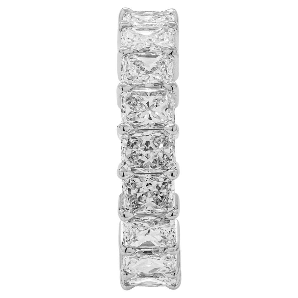 Radiant Cut Anniversary band in PT950; 
TCW: 6.60ct (0.33ct each, 20 stones) 
F-G VS-VVS
 Size: 6
Comes with a box, appraisal available upo request 
Retail: 35,000.00$