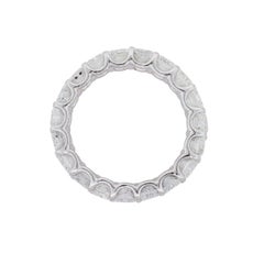 Radiant Cut Diamond Eternity Band