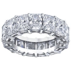 Radiant Cut Diamonds Eternity Band