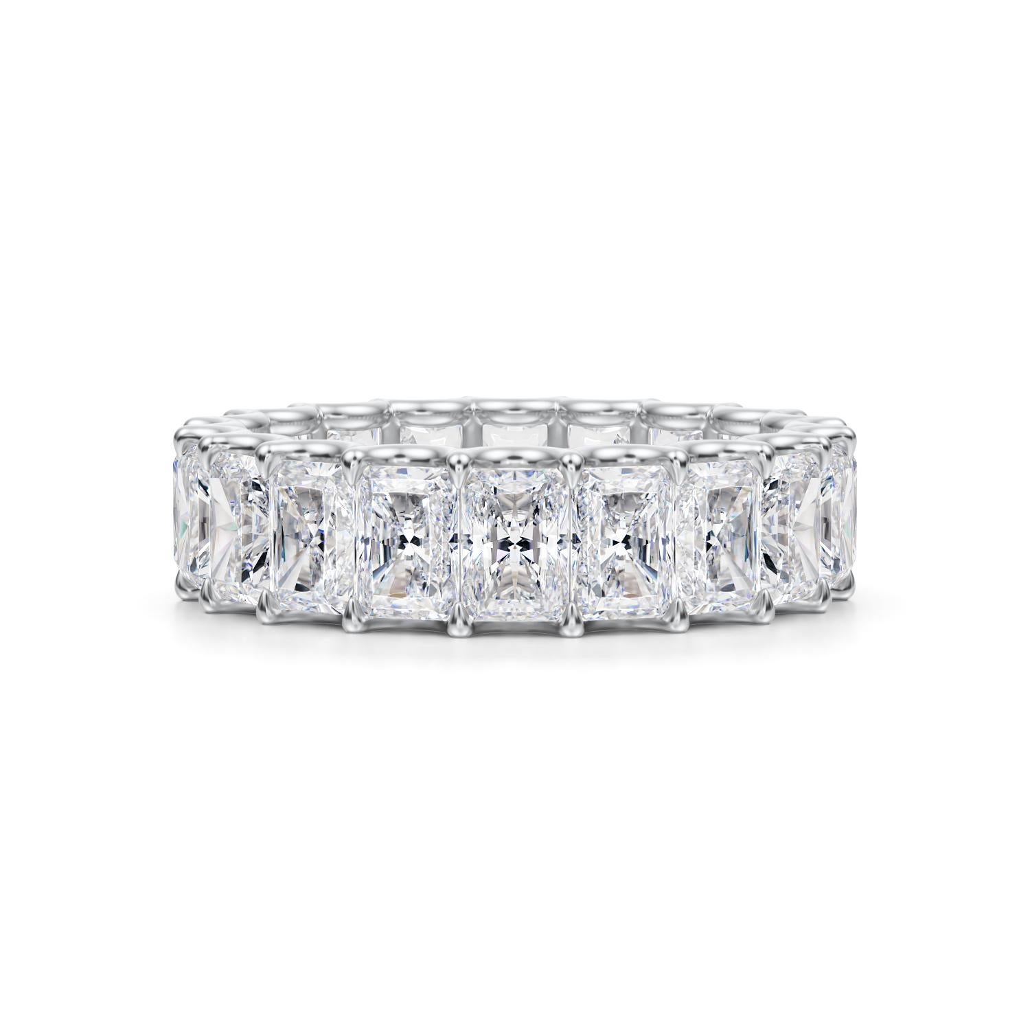 For Sale:  Radiant cut eternity Band 7.50 Carat  2