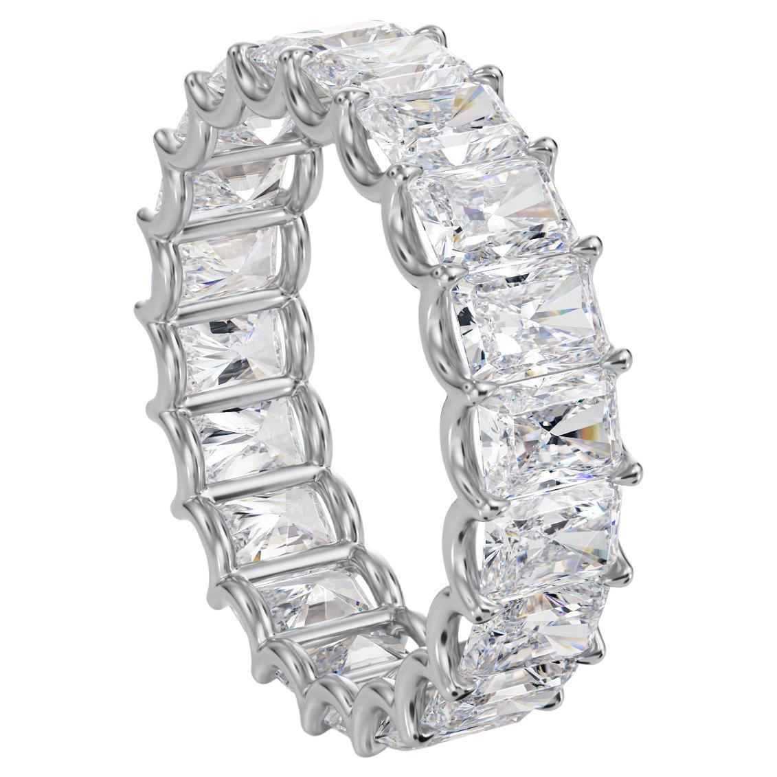 For Sale:  Radiant cut eternity Band 7.50 Carat