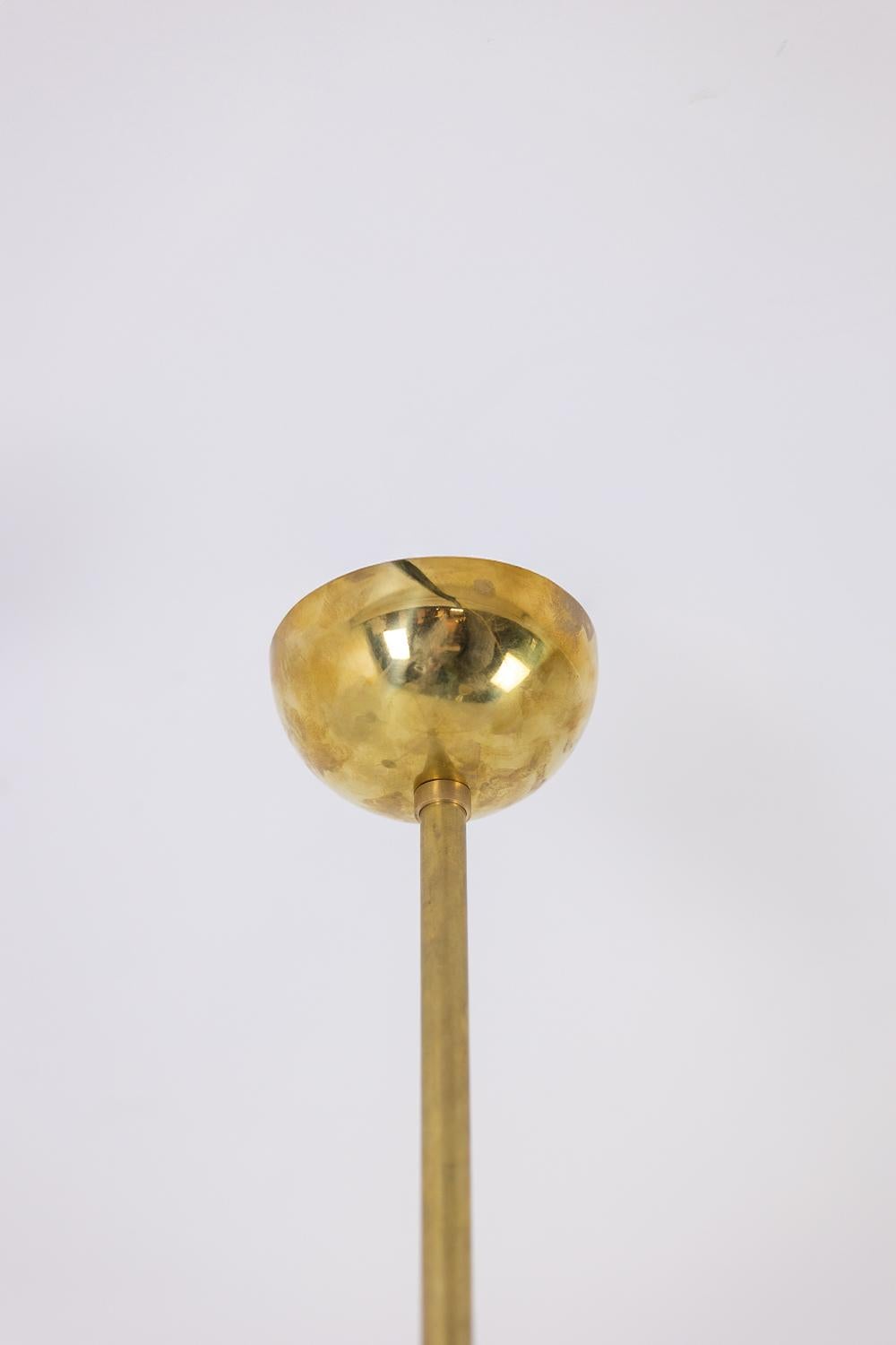 Radiant diabolo-shaped chandelier with 12 lights. Contemporary. For Sale 4