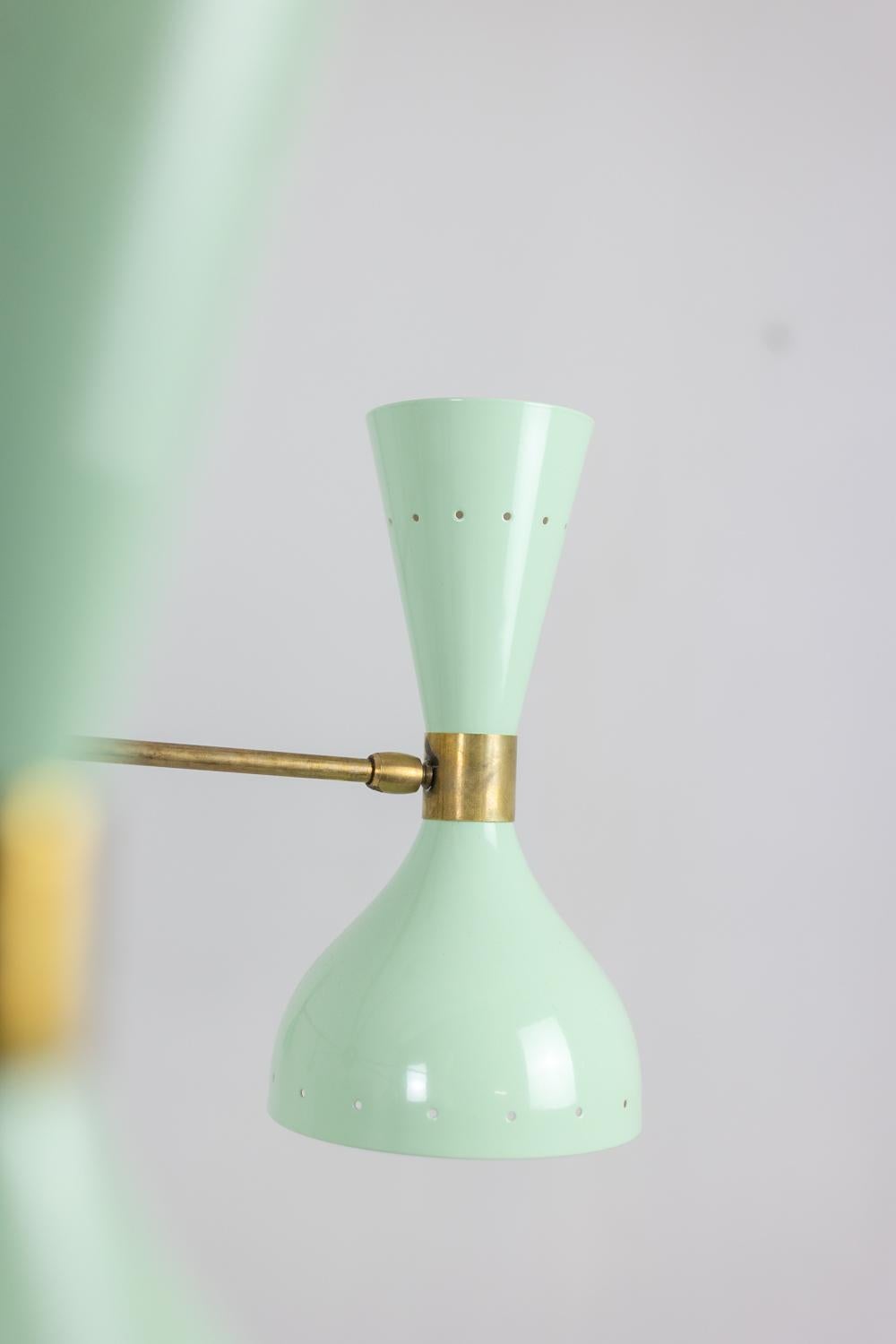 Radiante araña en forma de diábolo con 12 luces. Contemporáneo. en venta 3