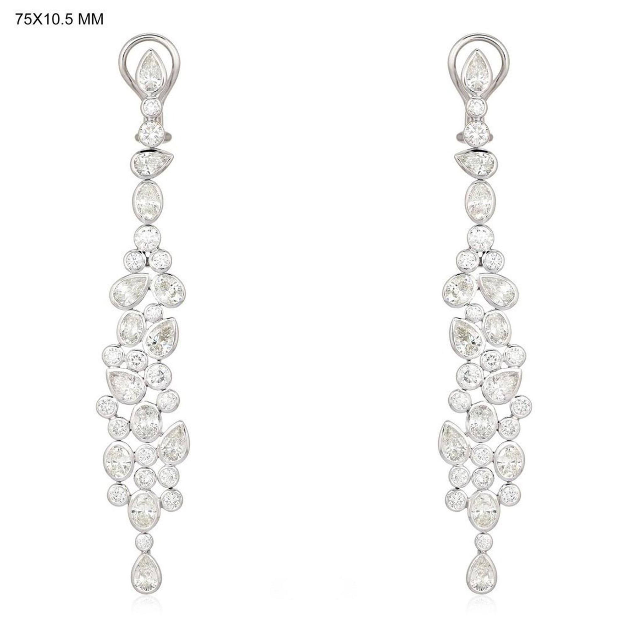 Radiant Diamond 14K Yellow Gold Halo Circle Earrings