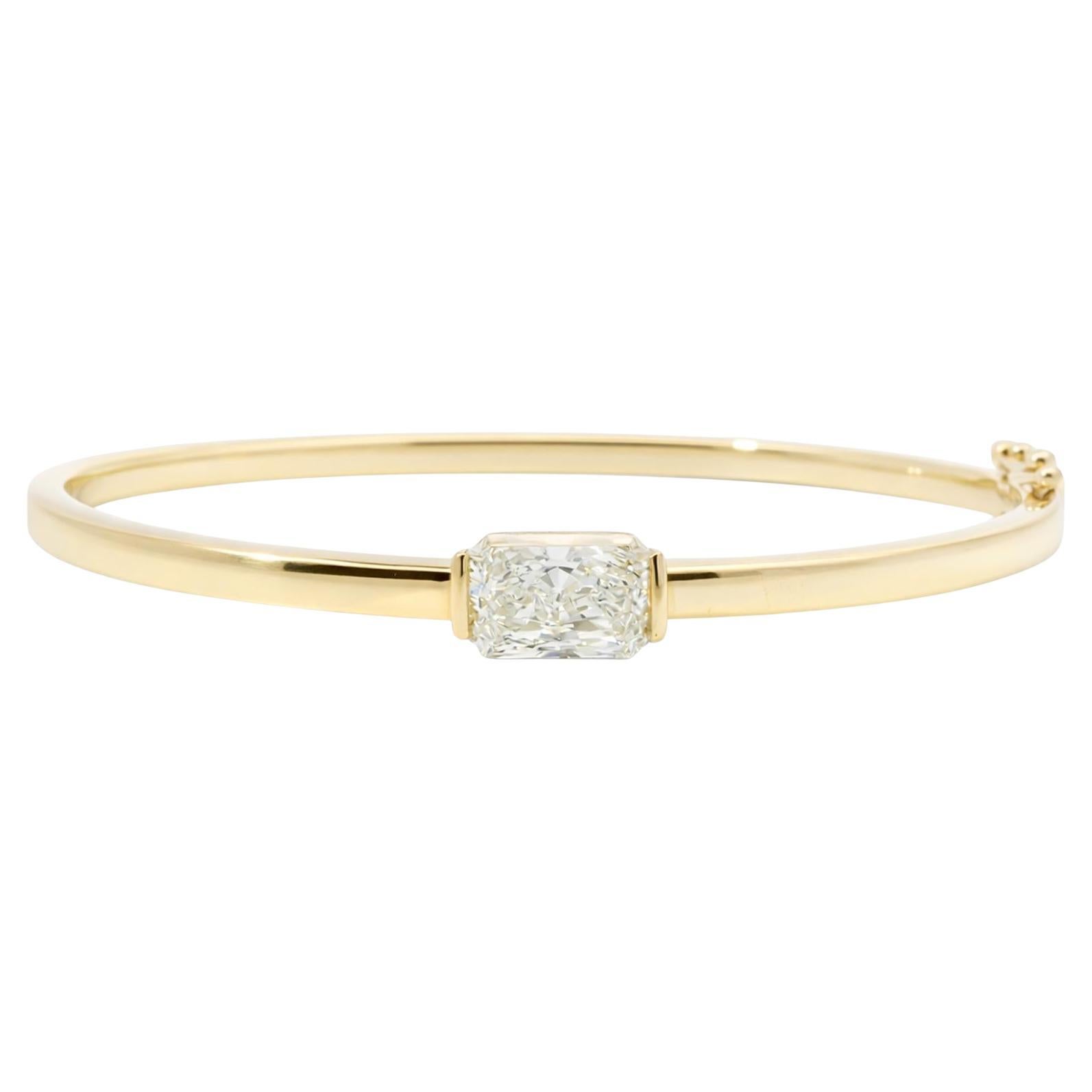 Radiant Diamond Bangle
