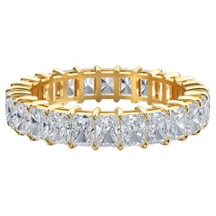 Bracelet d'éternité en diamants rayonnants, poids total de 2.75 carats