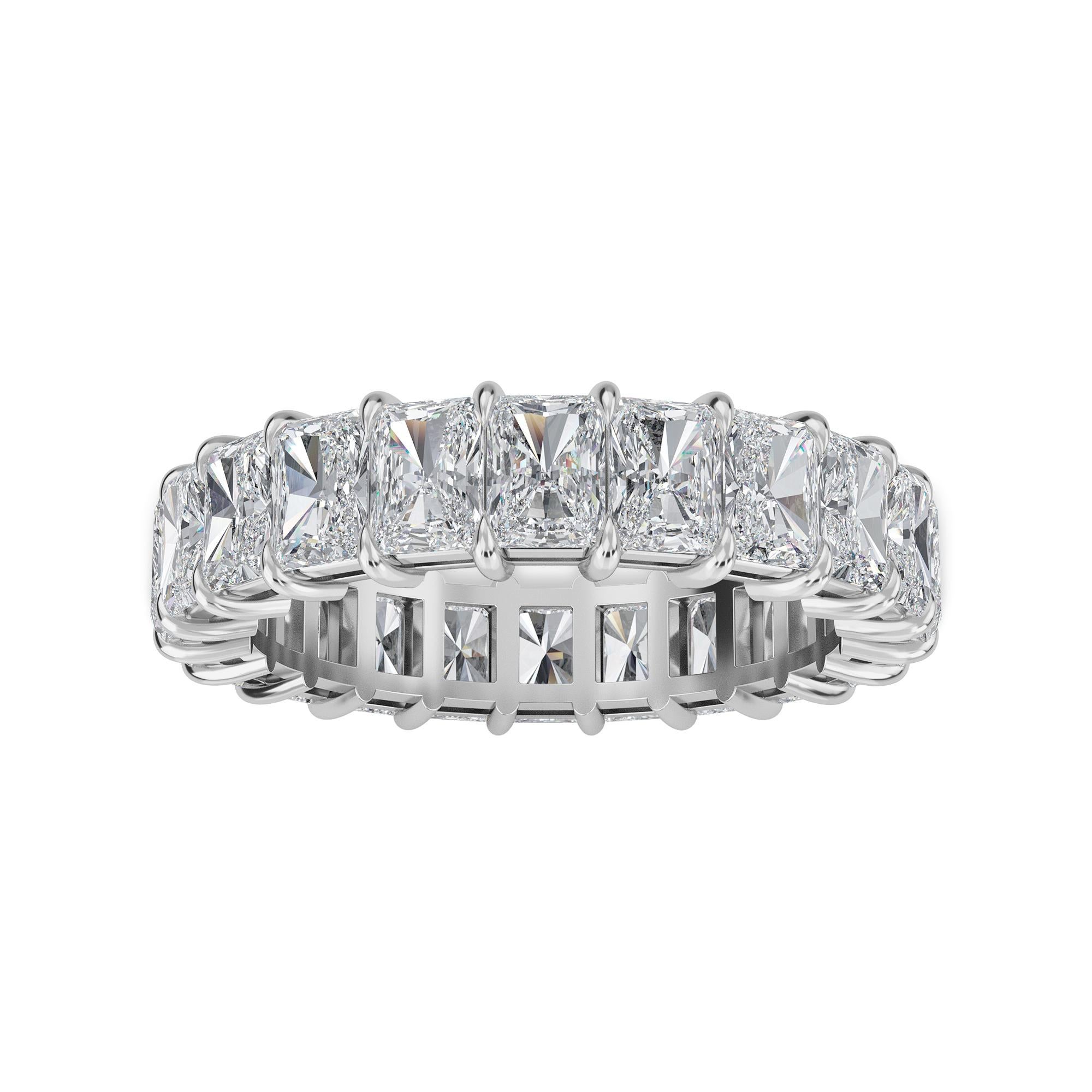 Strahlender Diamant-Eternity-Ring, Gesamtgewicht 4.50 Karat Damen im Angebot