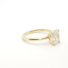 Radiant Diamond Solitaire Ring