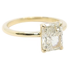 Used Radiant Diamond Solitaire Ring