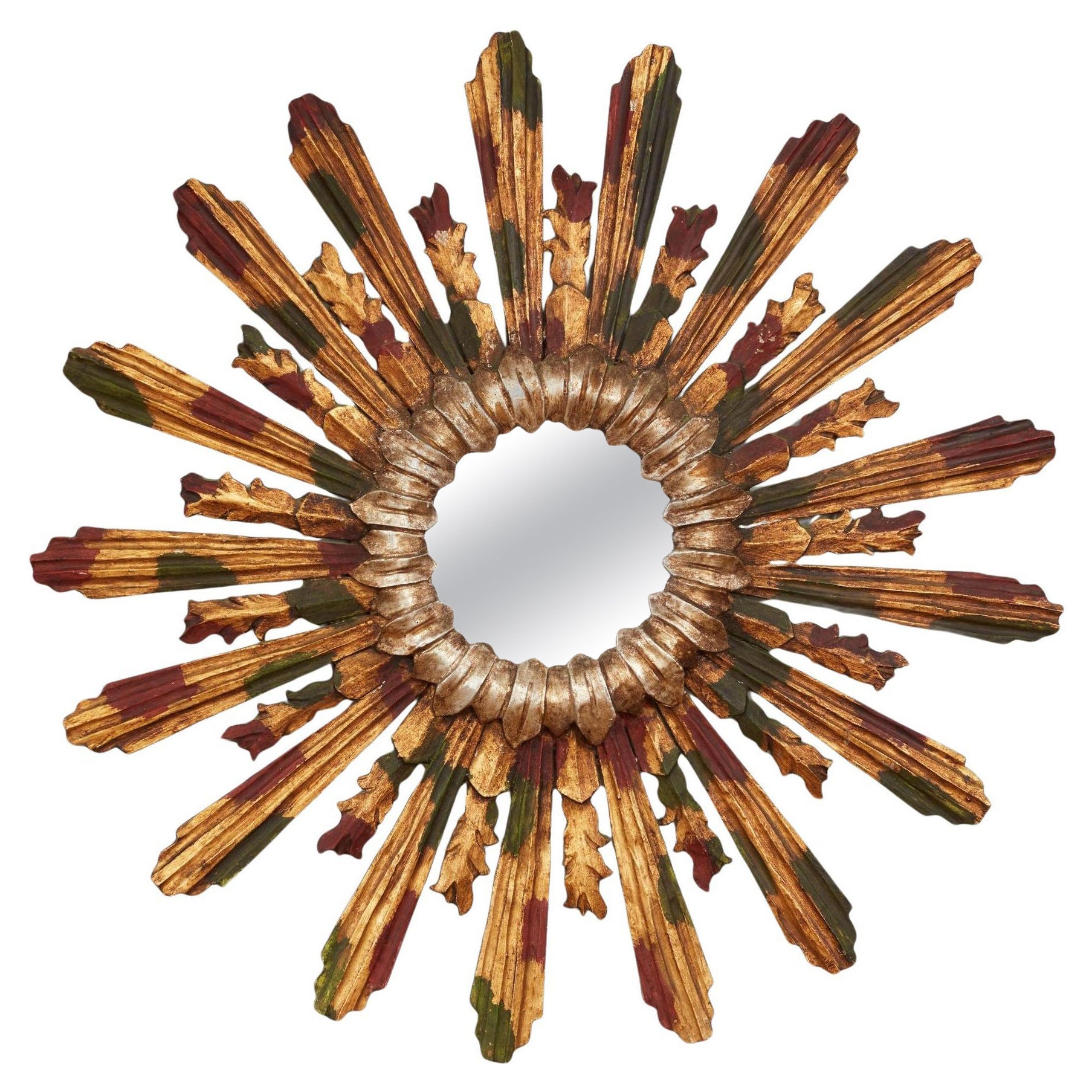 Radiant Giltwood Mirror For Sale