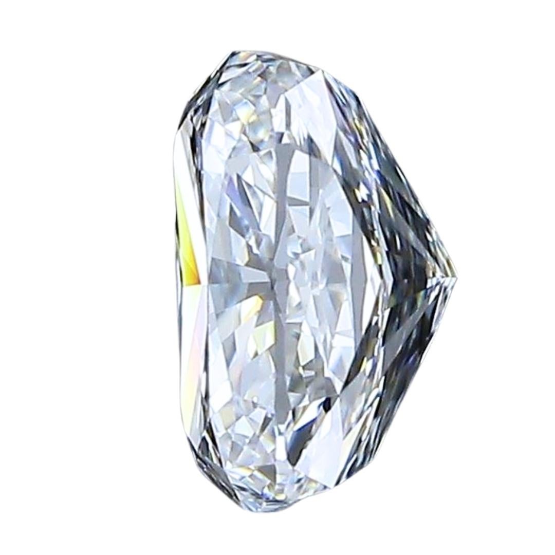 Radiant Ideal Cut 1pc Natural Diamond w/1.19ct In New Condition For Sale In רמת גן, IL