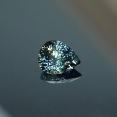 Radiant Kiriko Cut Bi-Color Sapphire 0.65 Carat, Custom Precision Cut