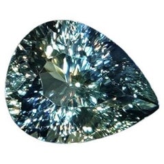 Radiant Kiriko Cut Bi-Color Sapphire 0.65 Carat, Custom Precision Cut