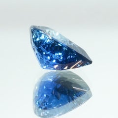 Radiant Kiriko Cut Blue Sapphire 0.96 Carats, Custom Precision Cut