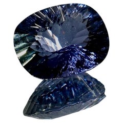 Radiant Kiriko Cut Blue Spinel 0.73 Carats, Custom Precision Cut