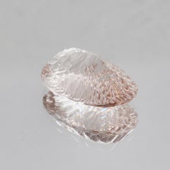 Radiant Kiriko Cut Morganite 4.12 Carats, Custom Precision Cut
