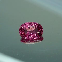 Radiant Kiriko Cut Red Spinel 0.79 Carat, Custom Precision Cut