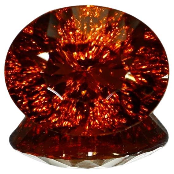 Radiant Kiriko Cut Spessartite Garnet 1.60 Carat, Custom Precision Cut For Sale