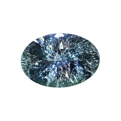 Radiant Kiriko Cut Zoisite 4.99 Carat, Custom Precision Cut