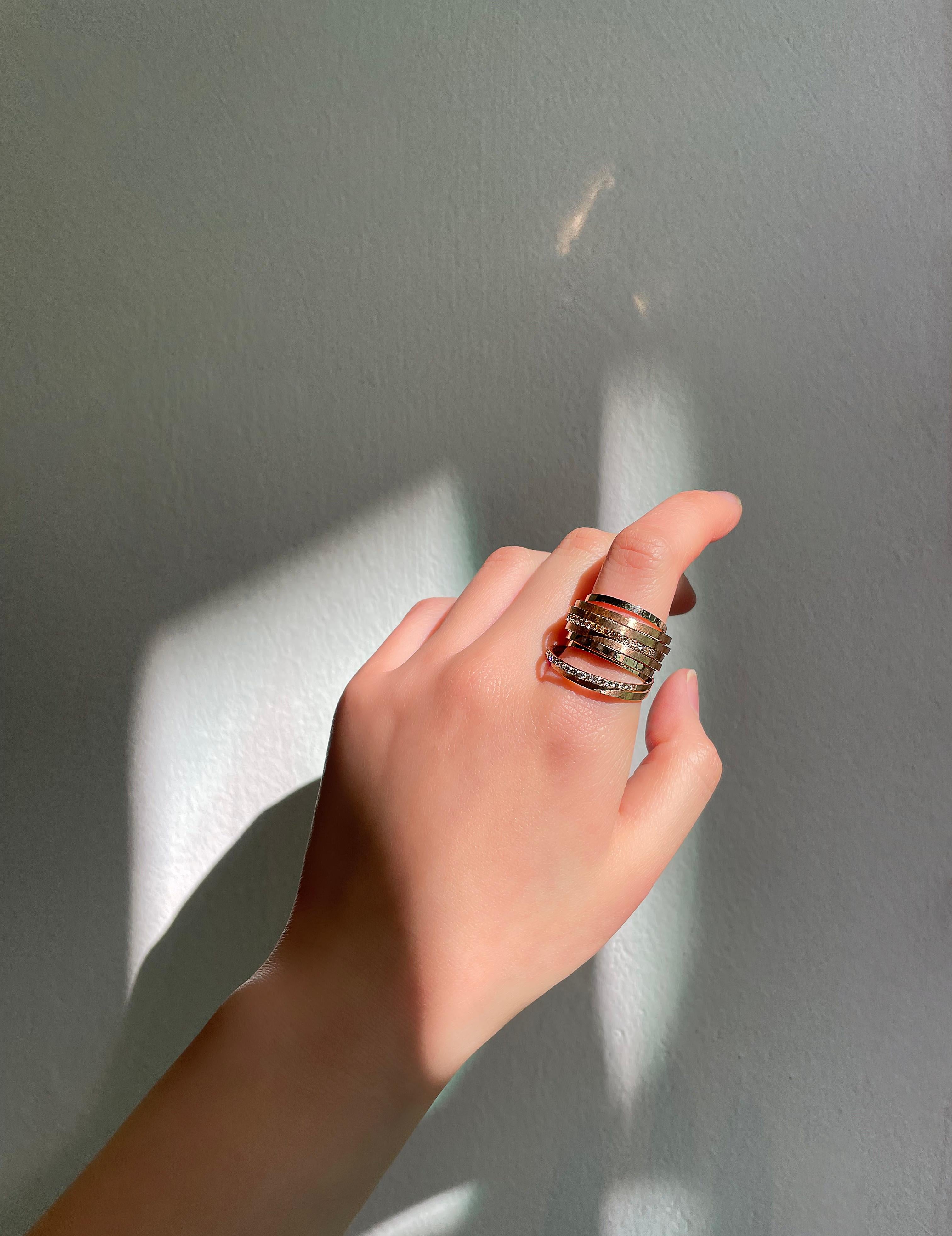 For Sale:  Radiant Layers Ring of SOONHEE (Size 63.4~69.7) 9